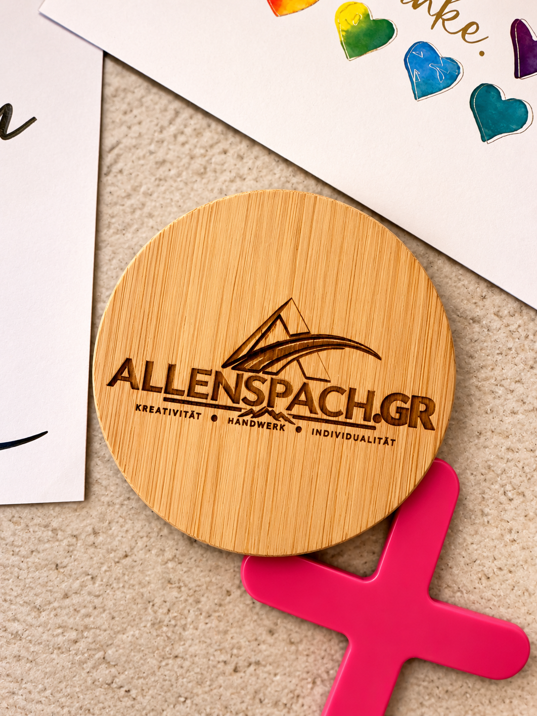 Flaschenöffner Kühlschrank-Magnet Bambus